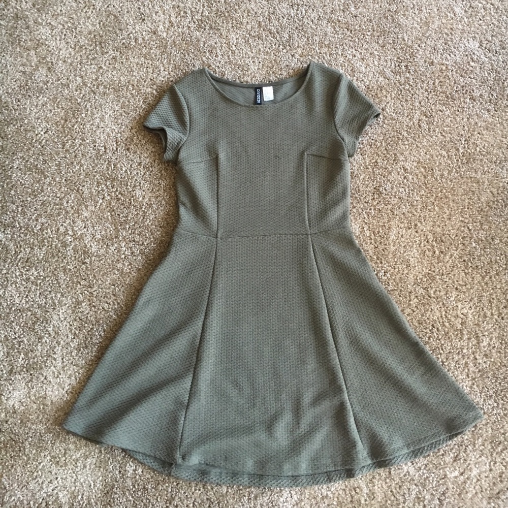 H&M Olive Dress