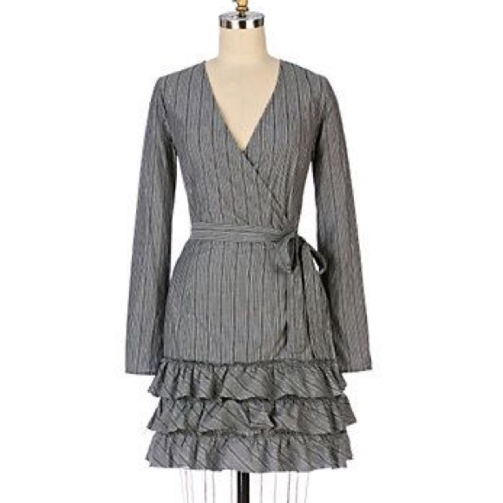 Sunner Chambray Wrap Dress