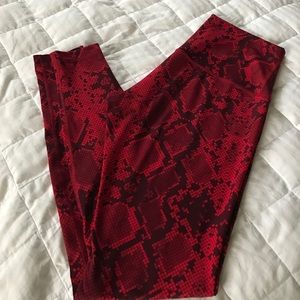 lululemon *rare print* hi-rise wunder unders