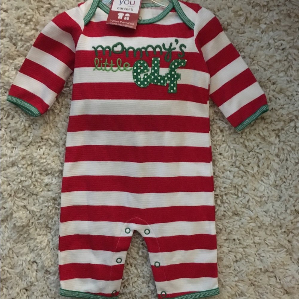 Elf 3-piece onesie set
