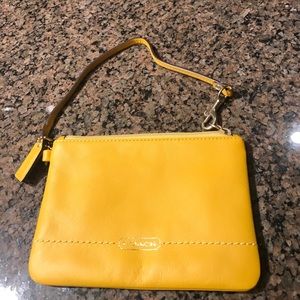 Coach Leather Wristlet