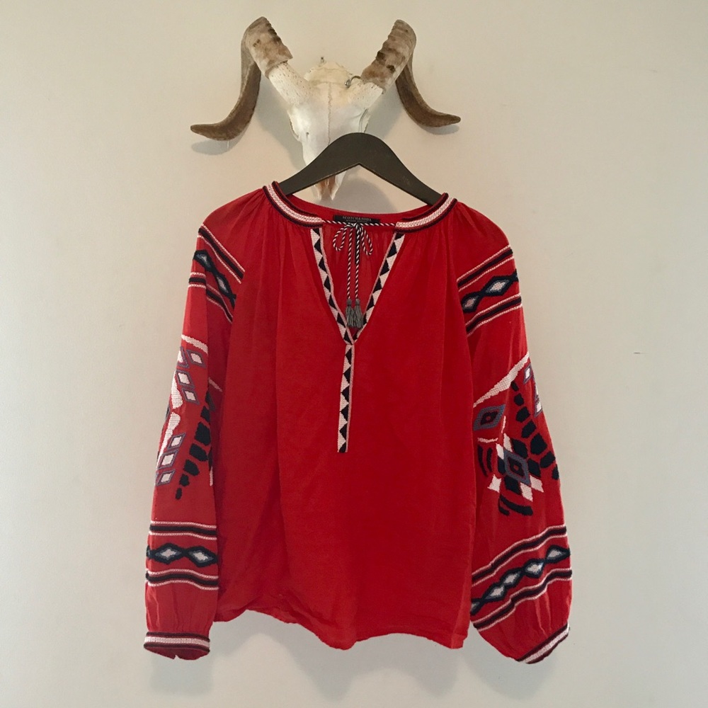 Sold Out Embroidered Boho Scotch & Soda Blouse