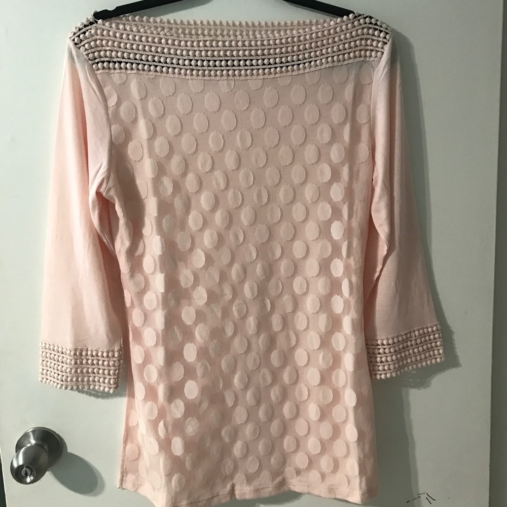 Light pink top
