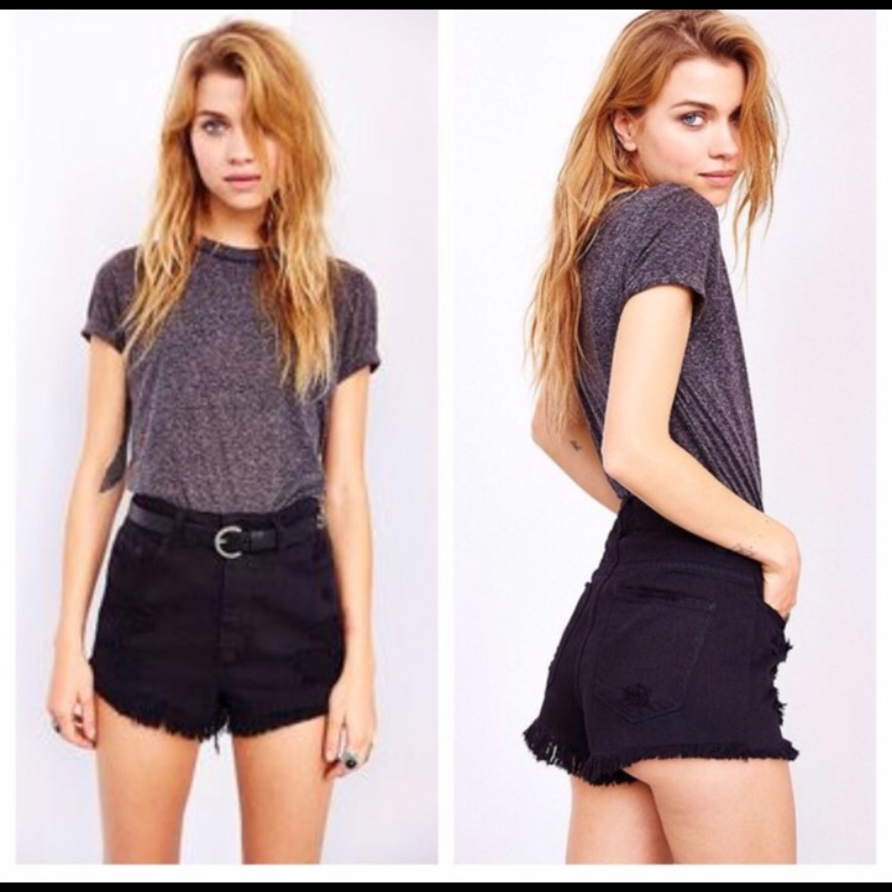 Urban Outfitters BDG Black Denim Shorts