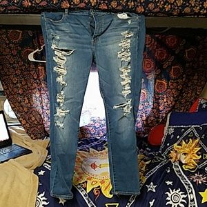 American Eagle Ripped Skinny Jeans