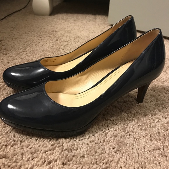 Cole Haan Navy Blue Pumps - Picture 3 of 4