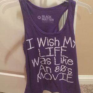 Purple quote tank