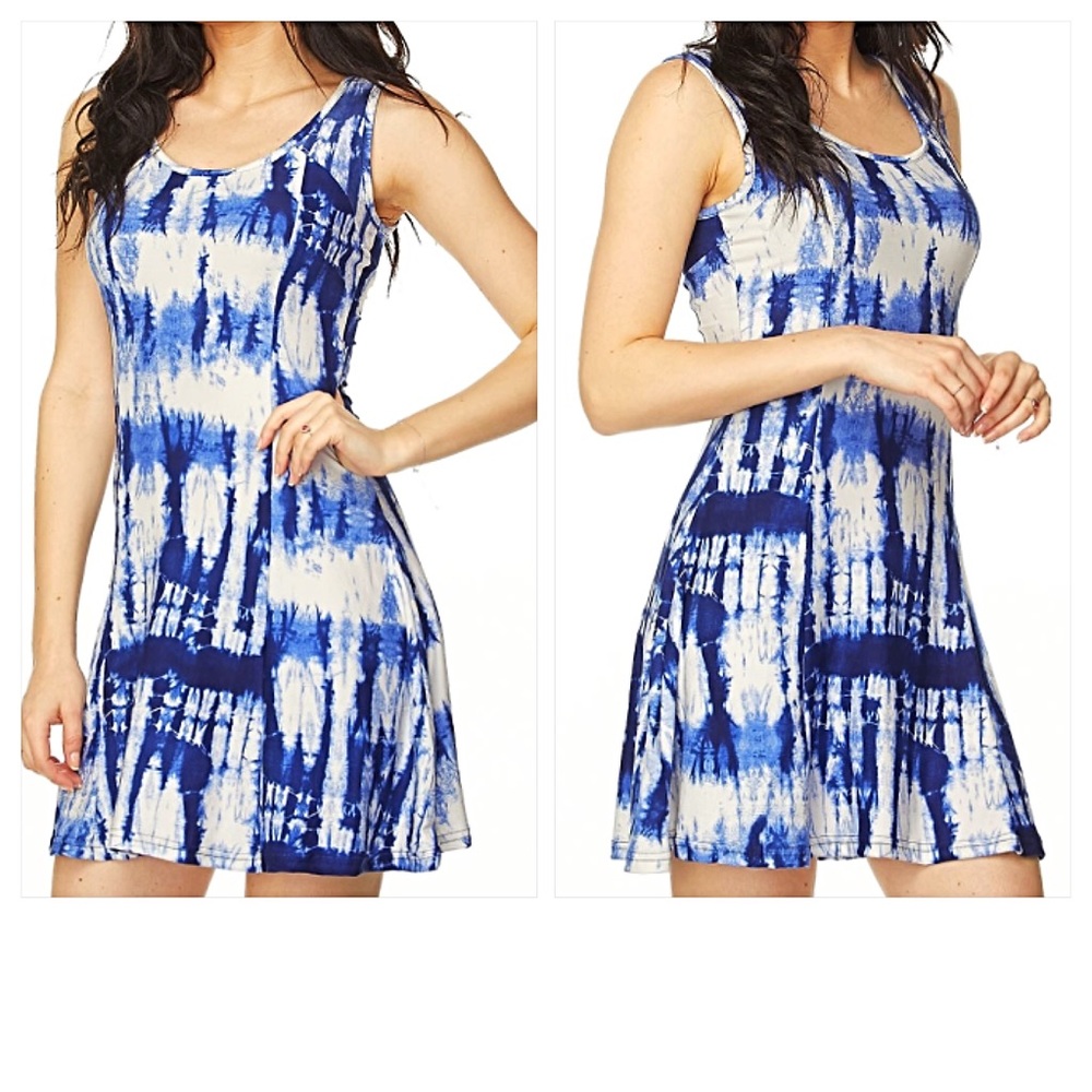 Tie Dye Supremely Soft Stretchy Slip Dress S - Picture 4 of 7