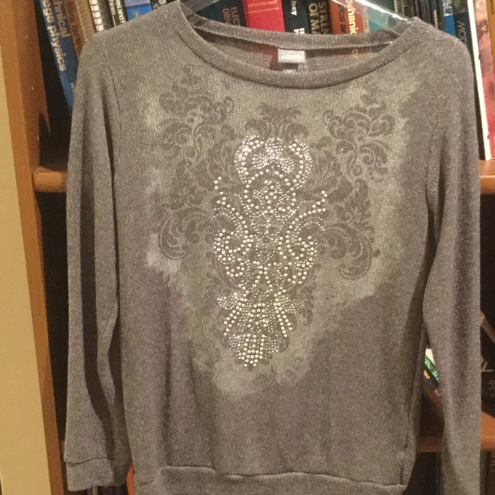 Beaded light weight sweater