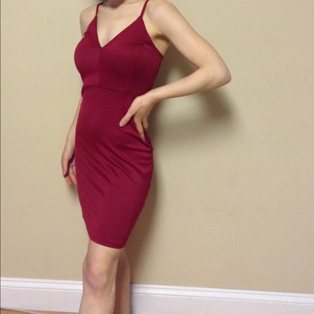 Akira Red Bodycon Dress