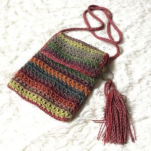 Multicolor cross body bag
