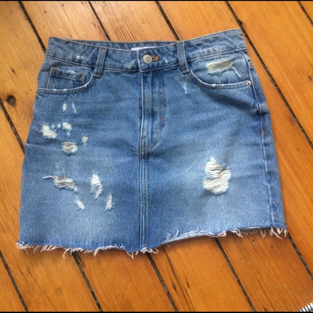 Jeans mini skirt ZARA XS 25
