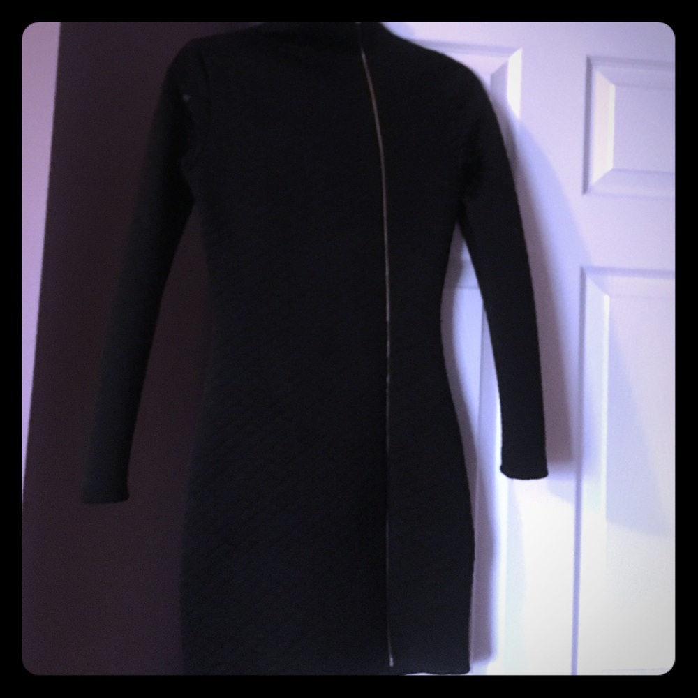 Turtle neck business casual dress