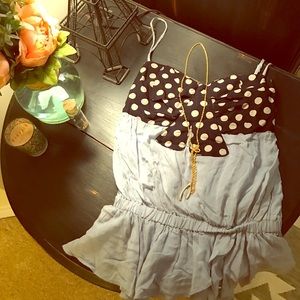 polka dot bow tank