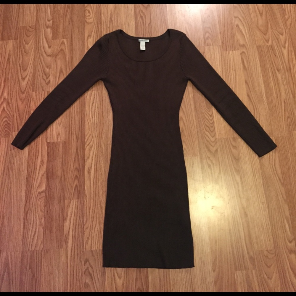 Olive Green long Sleeve Dress