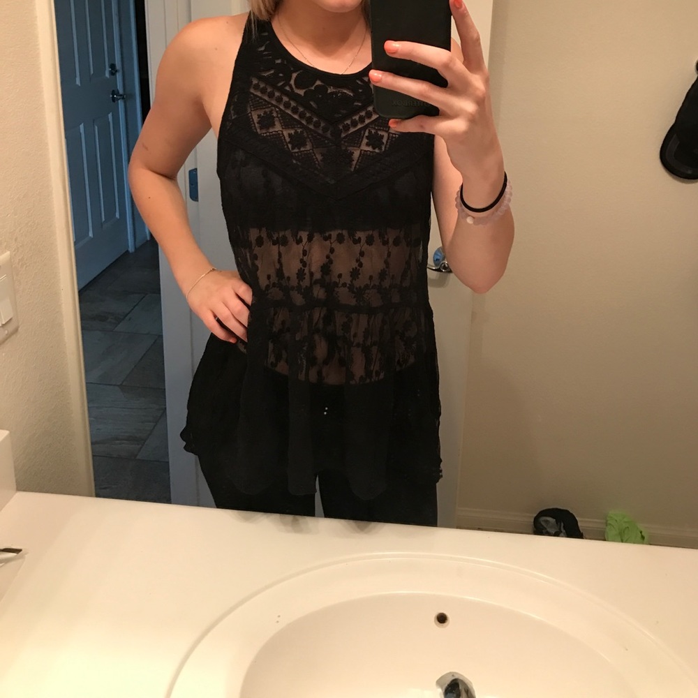 Express Lace Tank Top