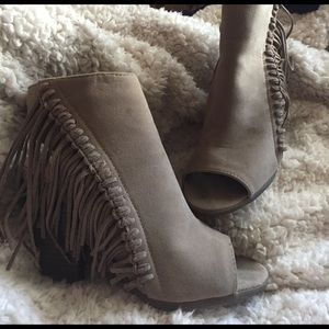 Leather ankle boots