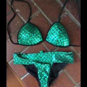 Mermaid bikini/ rave set