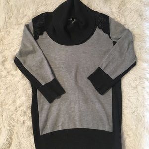 A. Byer lace detail sweater