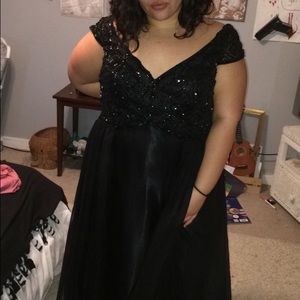 beautiful black prom dress SALE!!!!!!
