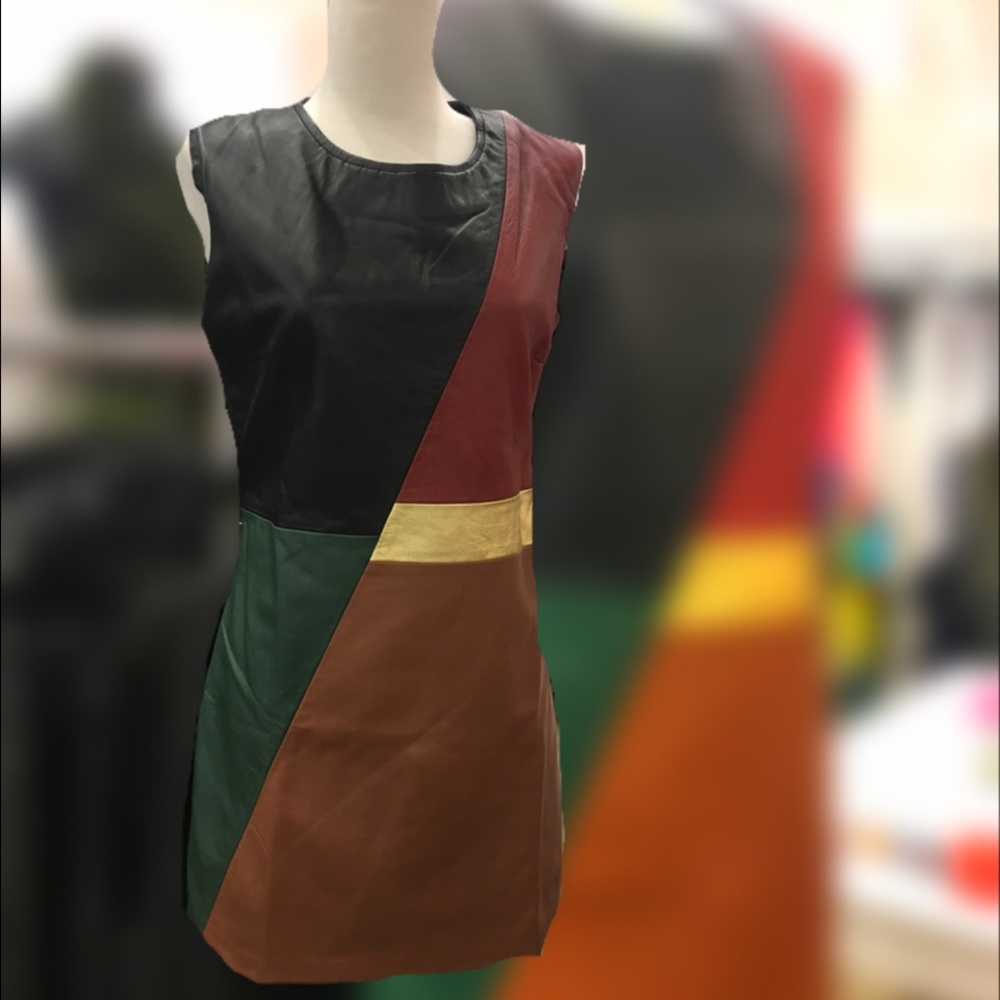 PELLE d'arte by NAIRANA Leather Dress