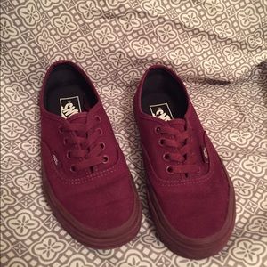 Maroon Vans