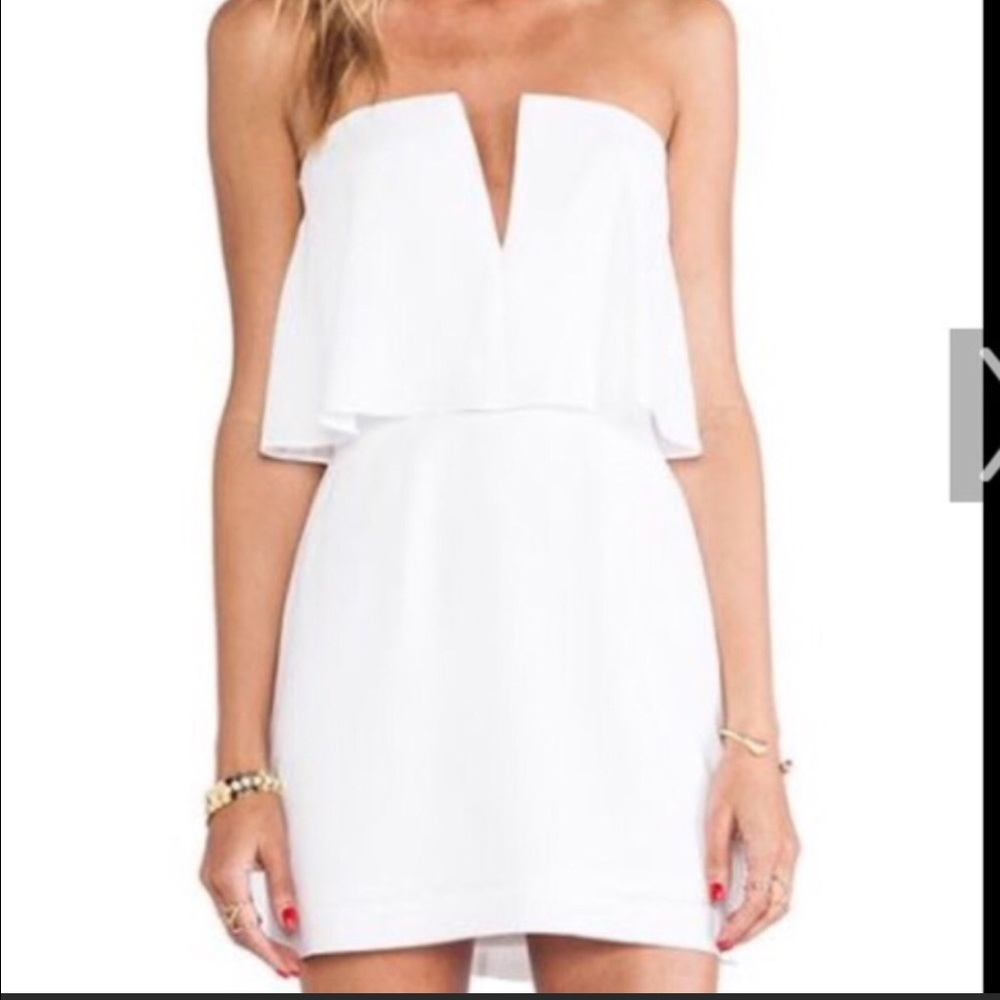 BCBG white Kate dress NWT