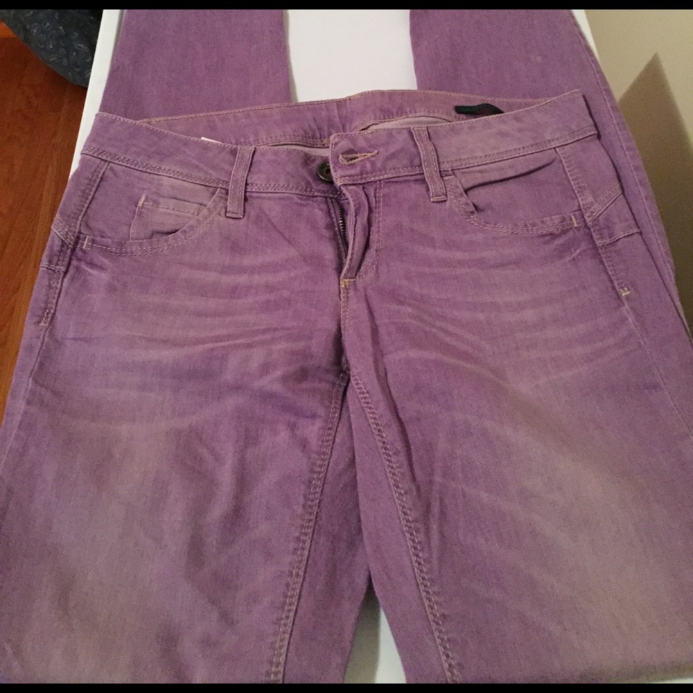 Lavender skinny jeans