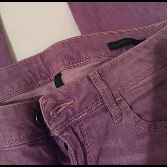 Lavender skinny jeans - Picture 2 of 2