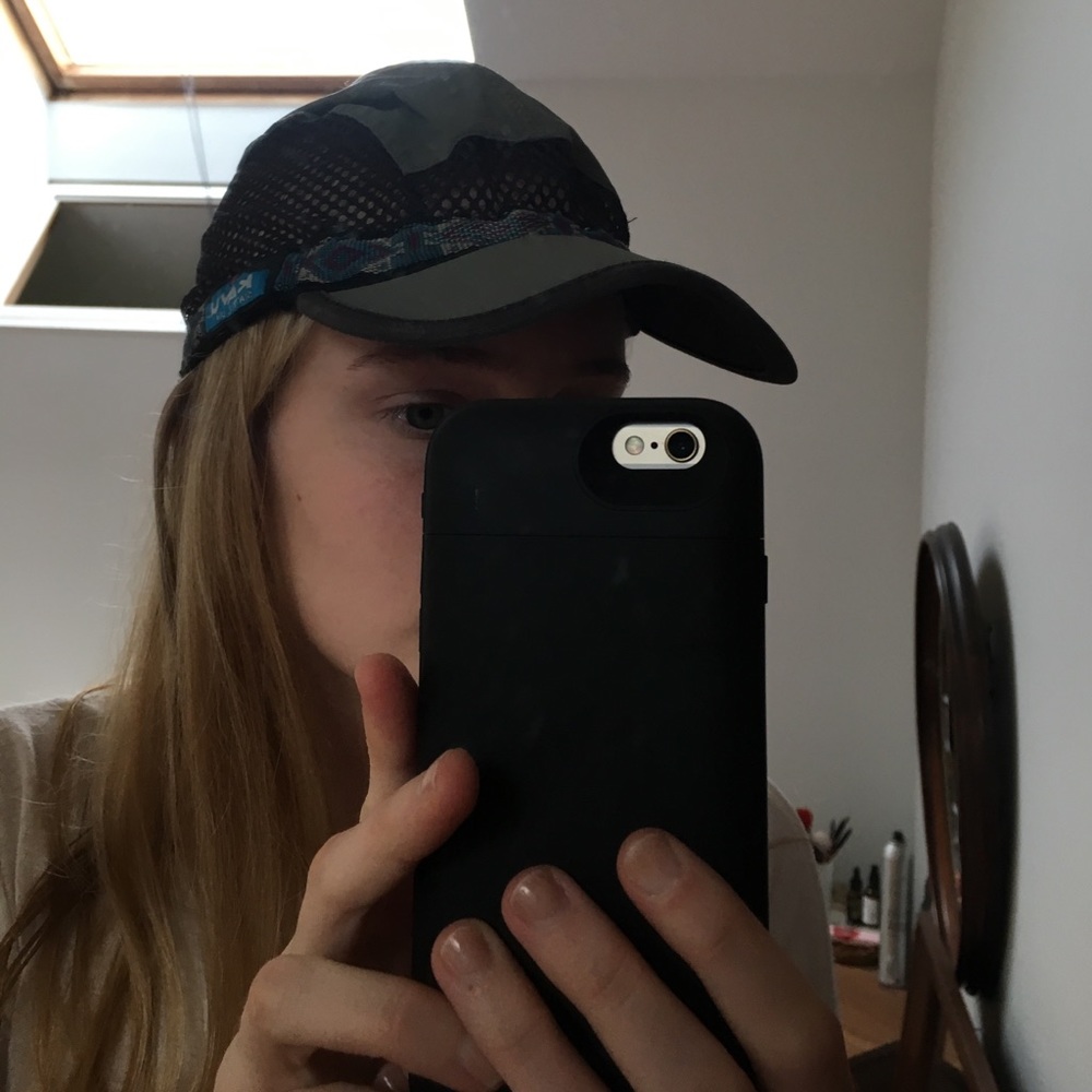 {kavu} mesh green hat