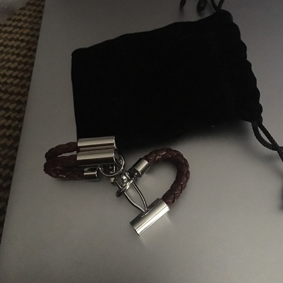 NWOT leather cuff links - Picture 1 of 3