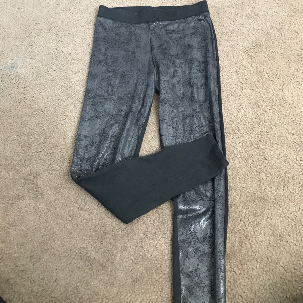 Metallic Victoria's Secret Leggings