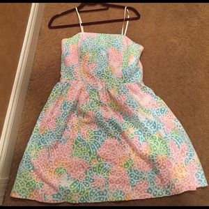 Lily Pulitzer Colorful Strapless Dress