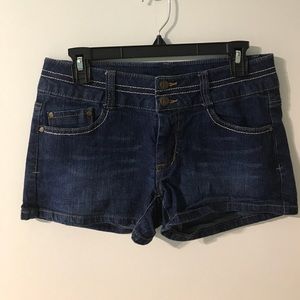 Denim shorts