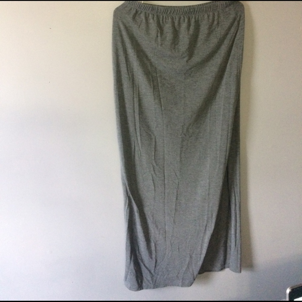 Grey Maxi Skirt