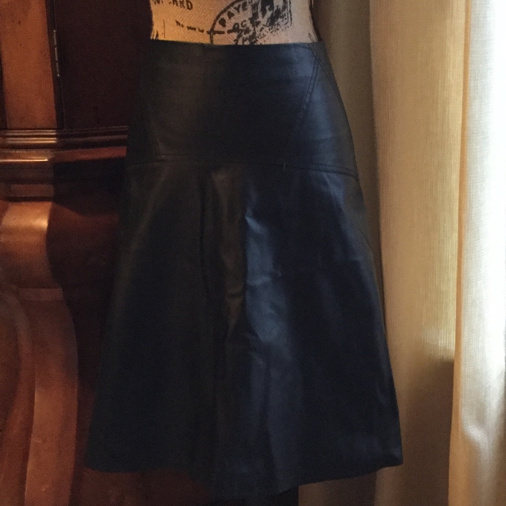 BcbgMaxazria faux leather skirt
