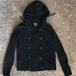 Forever 21 military style sweatshirt jacket