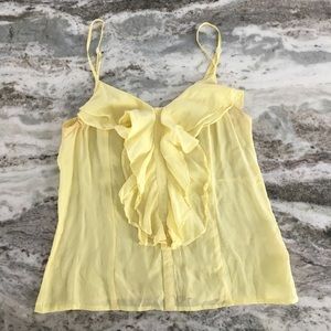 Silence + Noise 100% Silk Crop Top