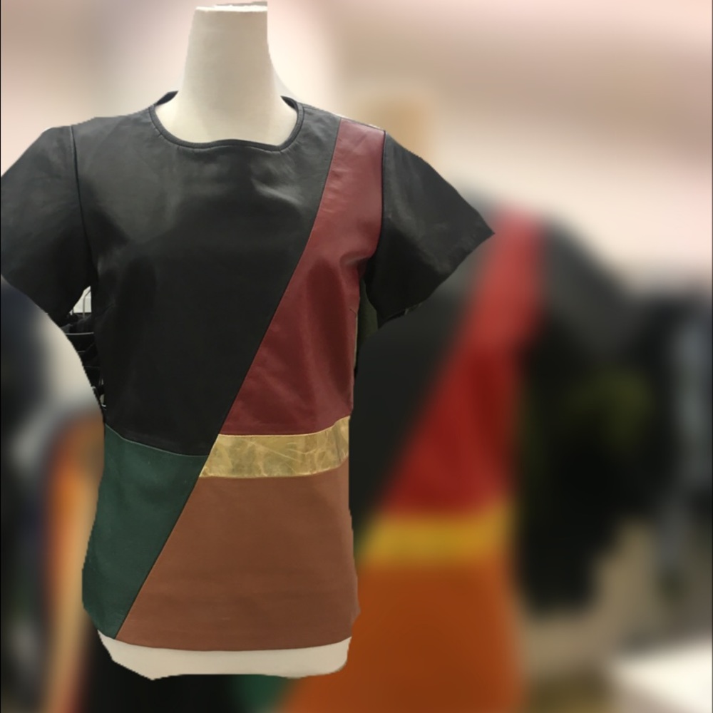 PELLE d'arte by NAIRANA Leather Shirt