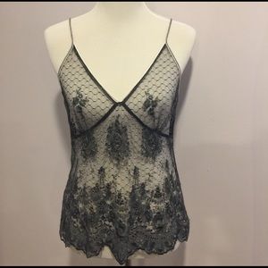 Bloomingdales Lace Tank, Size L, NWOT