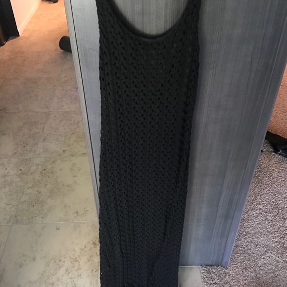 Mimi chicks black lace maxi dress size M - Picture 1 of 3