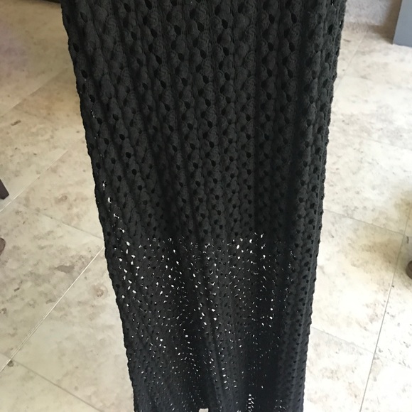 Mimi chicks black lace maxi dress size M - Picture 2 of 3