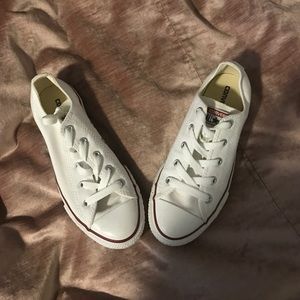 white low top converse