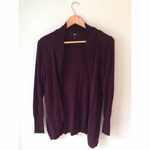 Burgundy Cardigan