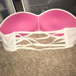 PINK Victoria's Secret push-up strapless bra