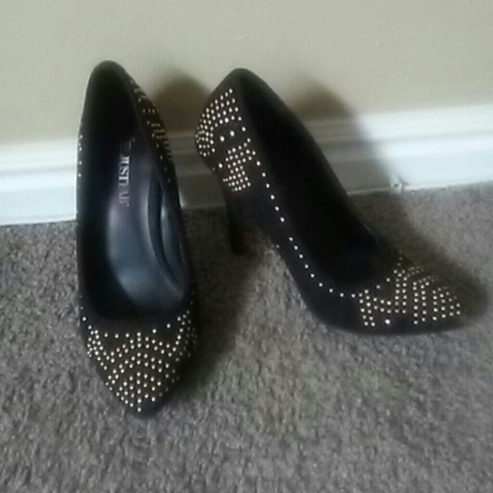 Stud high heels