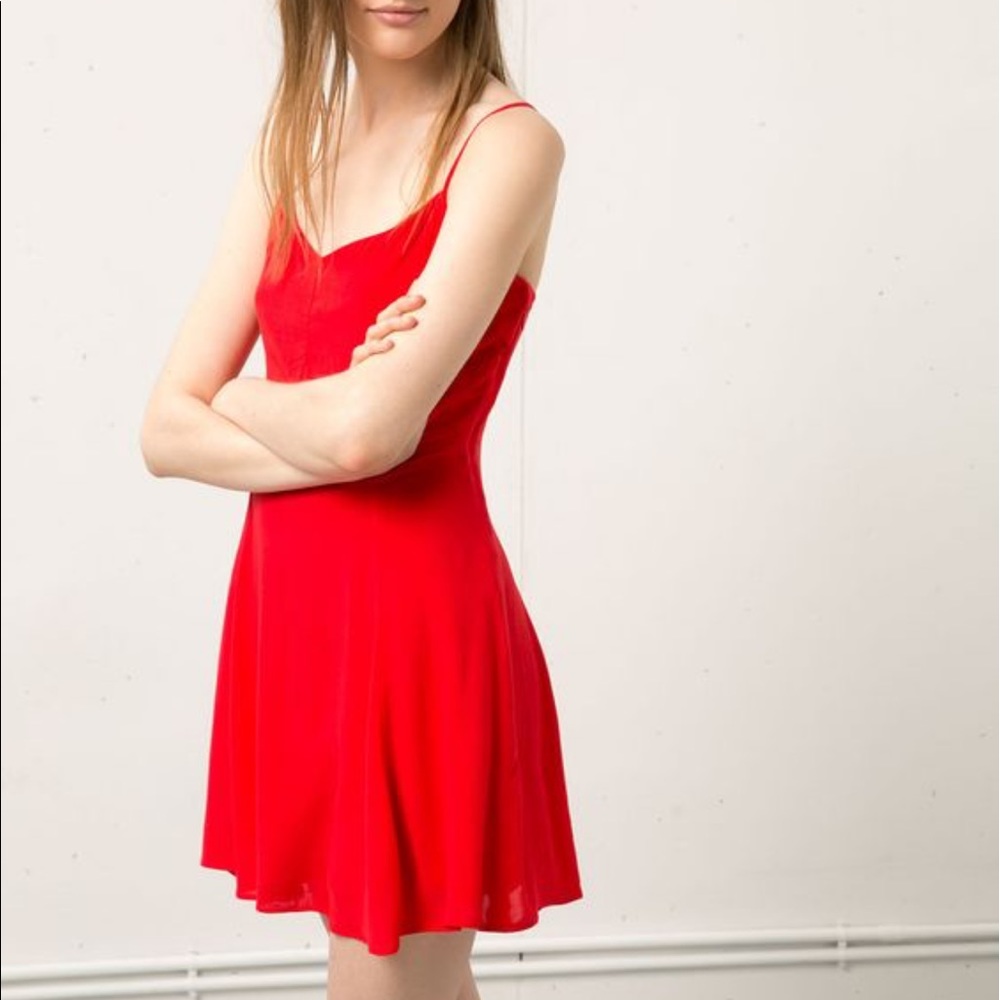 Bershka Red Dress