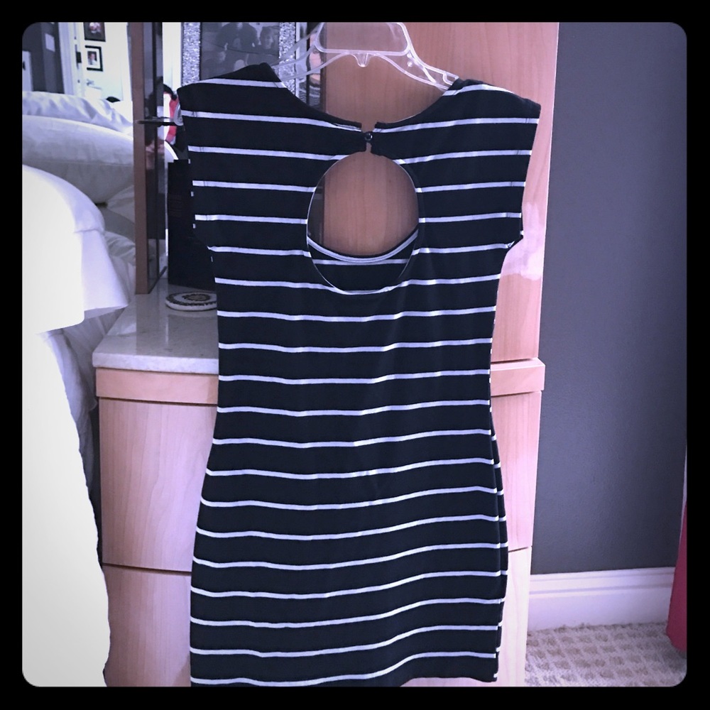 Black/White Party Dress