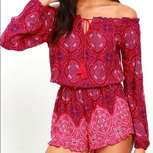 O'Neill Nashville off the shoulder romper