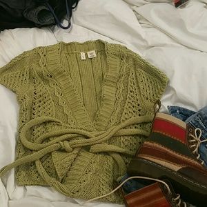 Moth wrap around cardigan Anthropologie